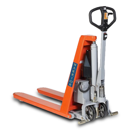 Warrior Electric high lift pallet truck